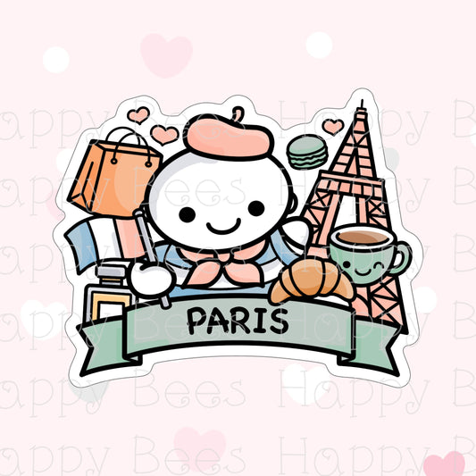 Paris Die Cut Doodles - Cute Bullet Journal Planner Stickers DC10058