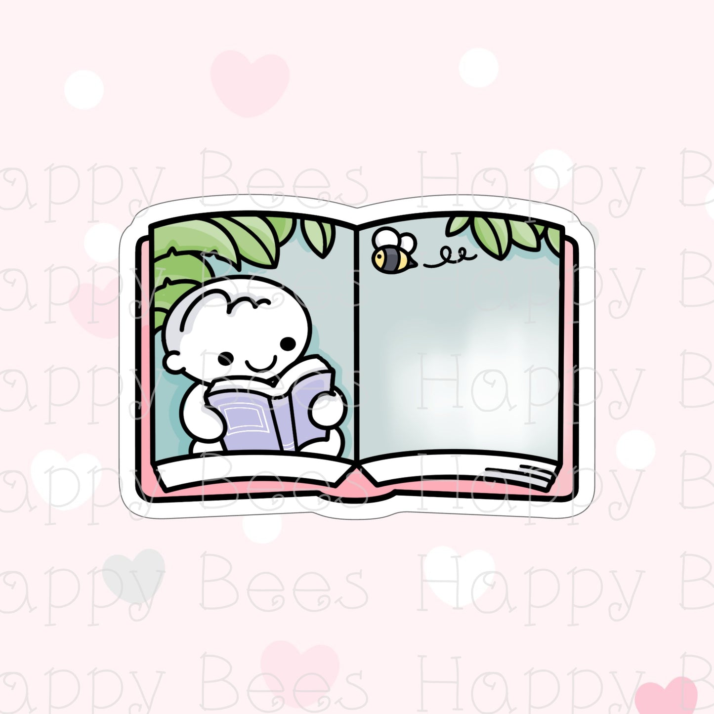 Summer Reading Die Cut - Cute Doodles Bullet Journal Planner Stickers DC10060
