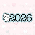 2026 Pastel Die Cut Doodles - Cute Bullet Journal Planner Stickers DC10068