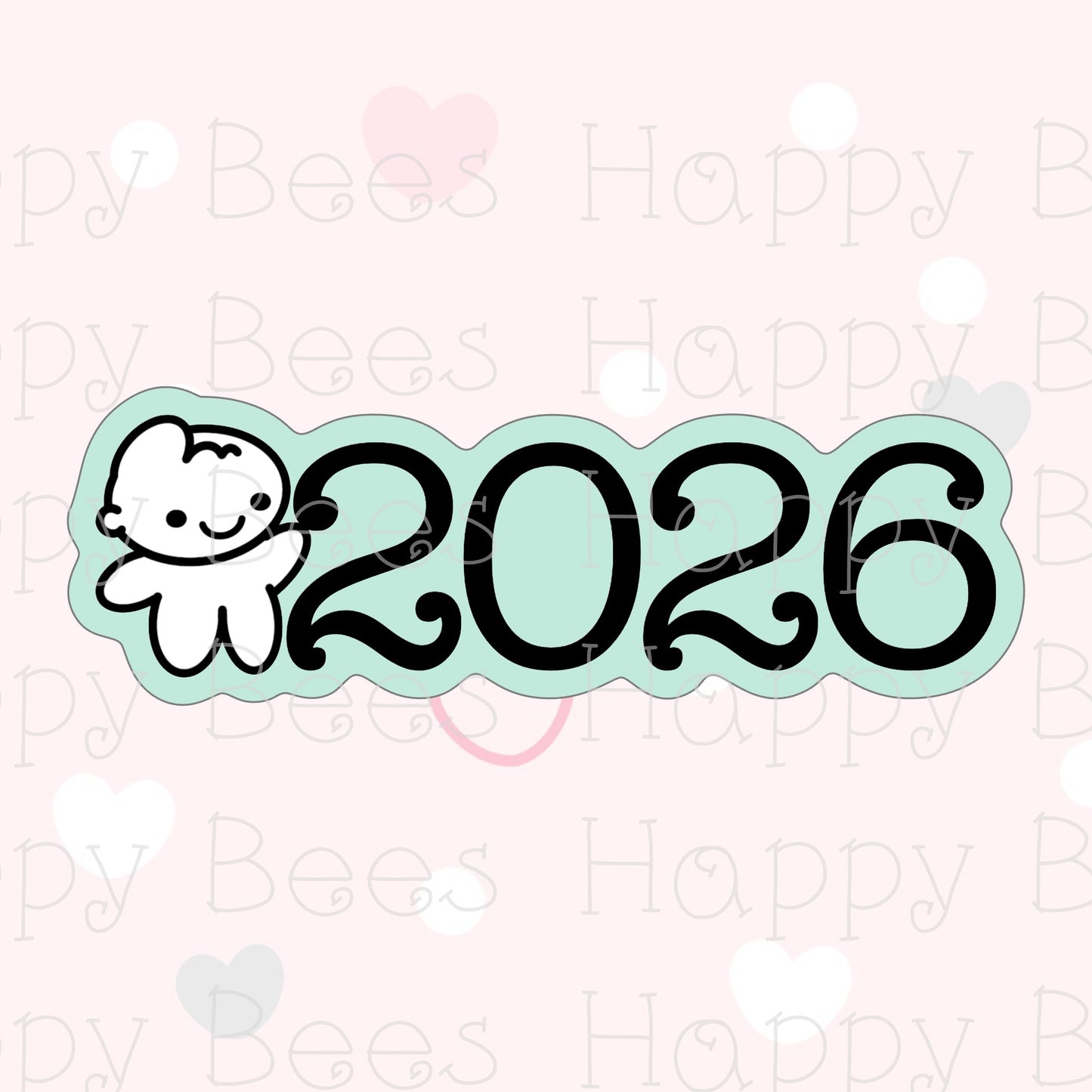 2026 Pastel Die Cut Doodles - Cute Bullet Journal Planner Stickers DC10068