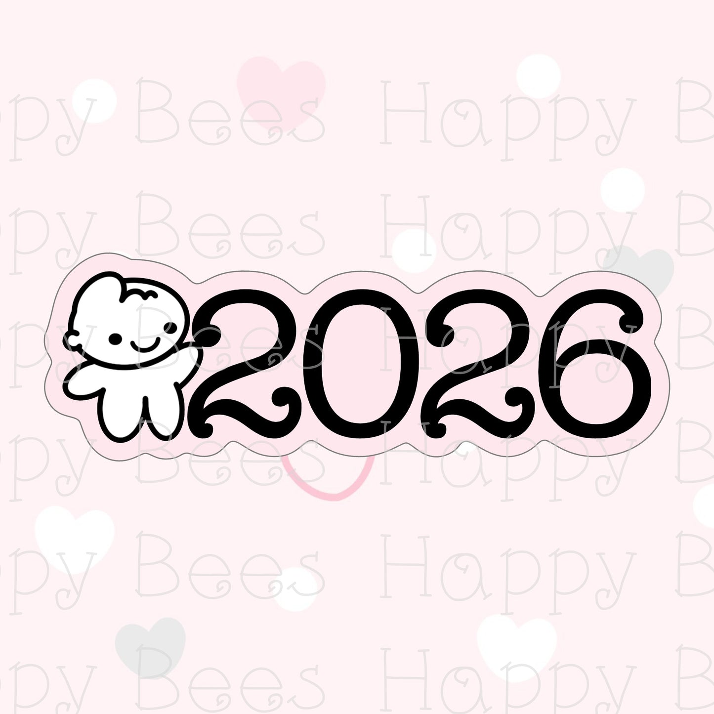 2026 Pastel Die Cut Doodles - Cute Bullet Journal Planner Stickers DC10068