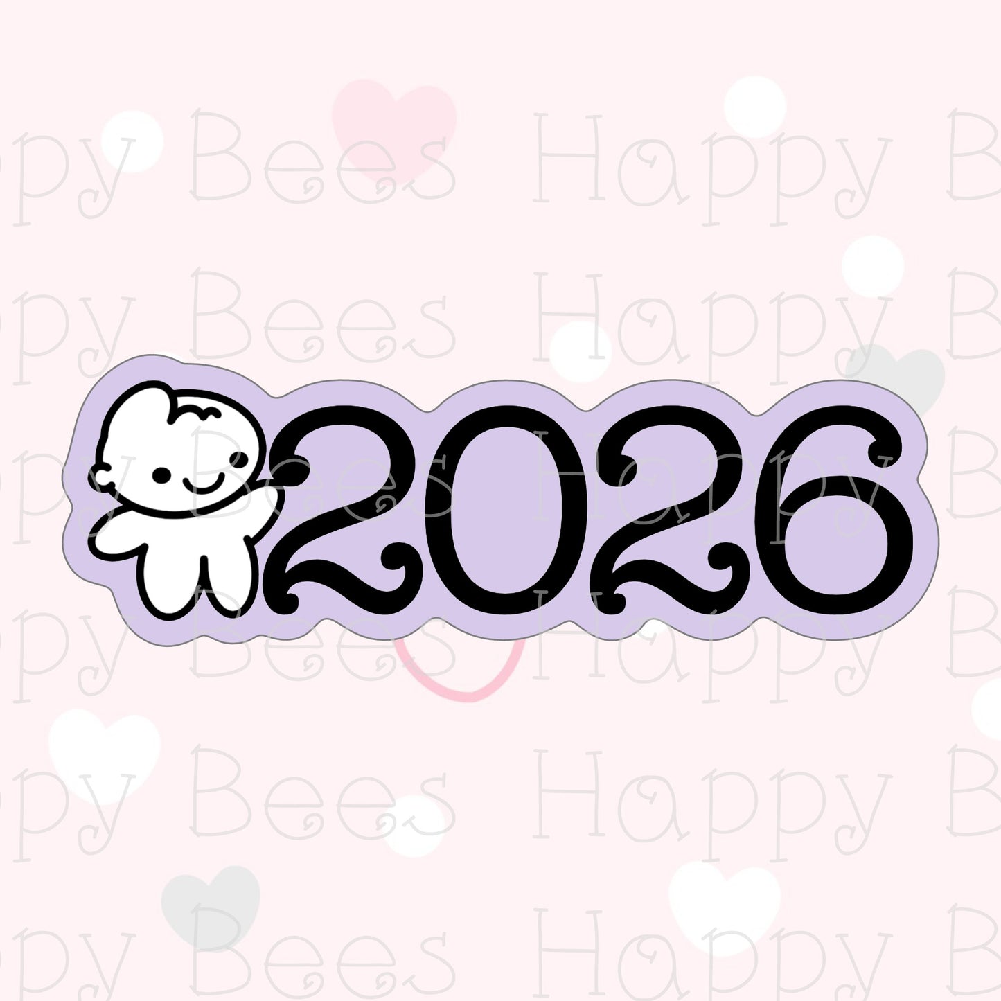 2026 Pastel Die Cut Doodles - Cute Bullet Journal Planner Stickers DC10068