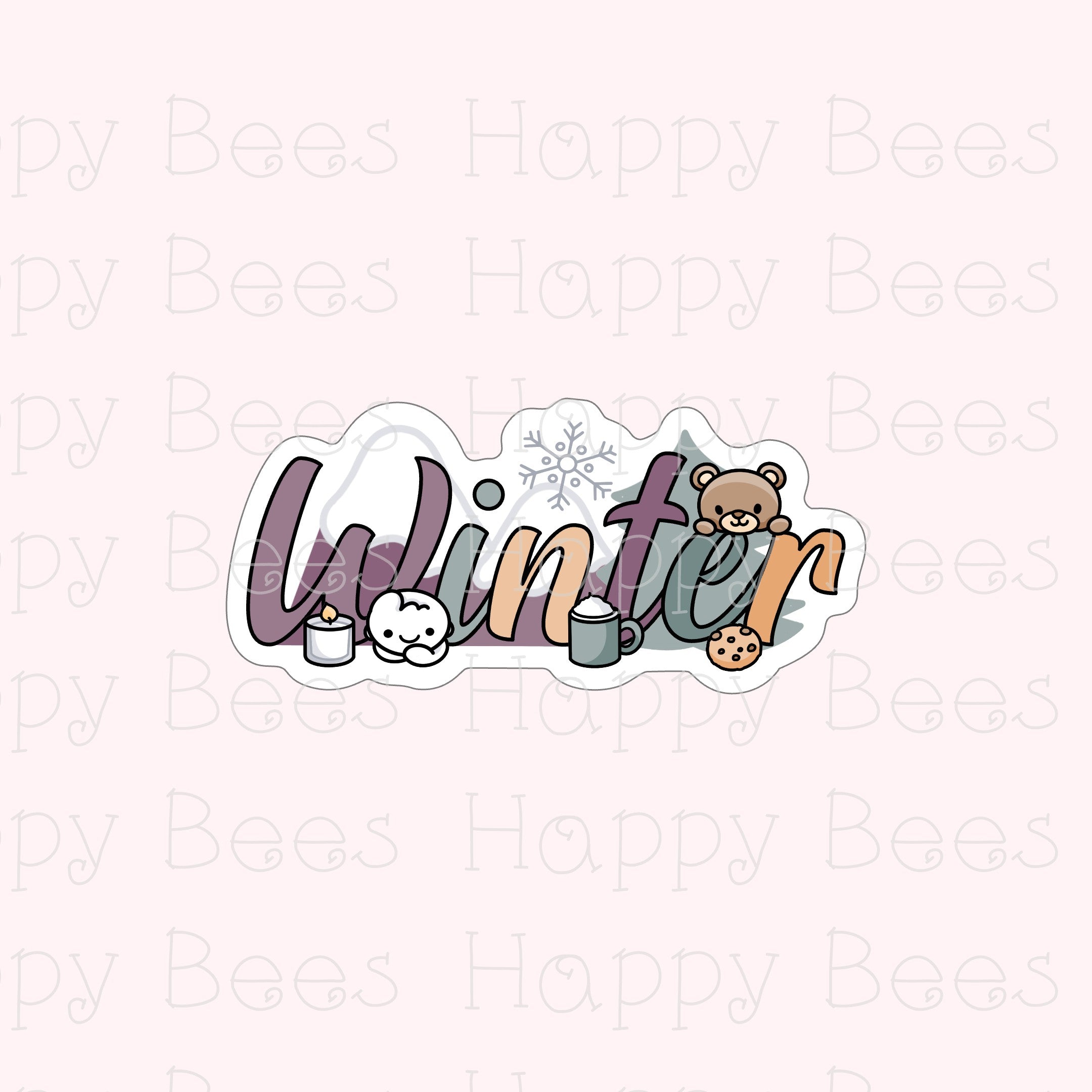 Seasonal Die Cut Doodles - Cute Bullet Journal Planner Stickers DC10071