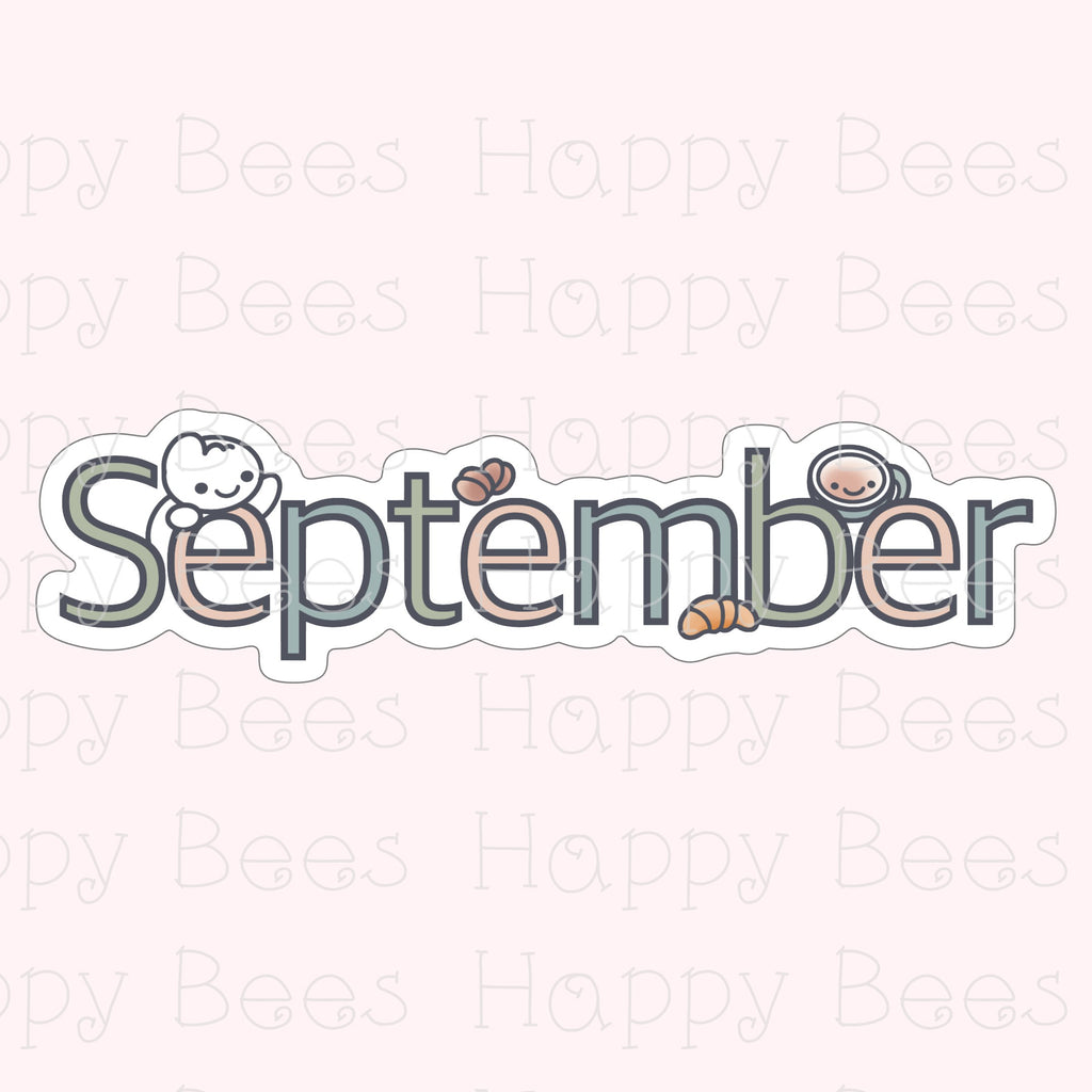 Months Die Cut Doodles Vol. 3 - Cute Bullet Journal Planner Stickers DC10073