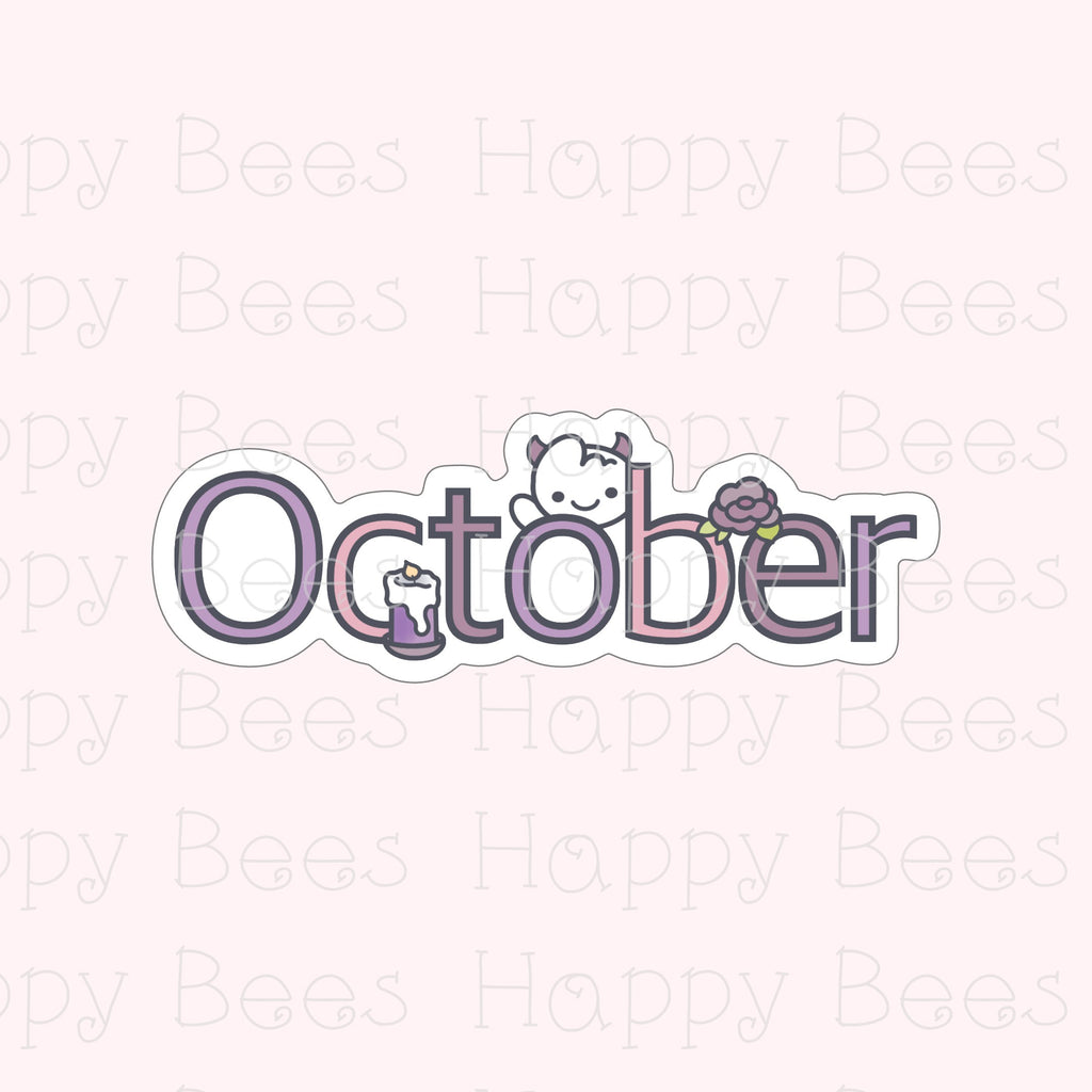 Months Die Cut Doodles Vol. 3 - Cute Bullet Journal Planner Stickers DC10073