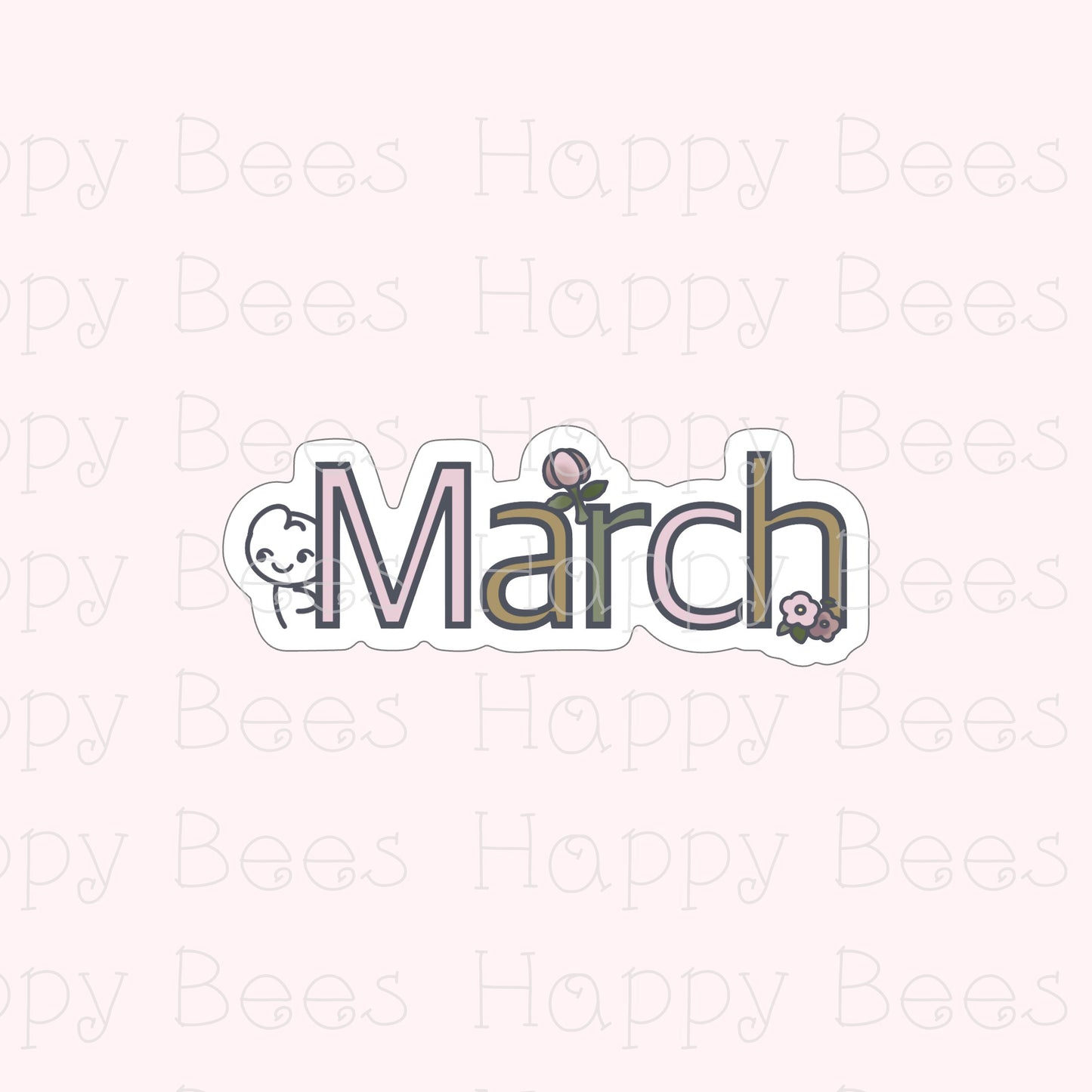 Months Die Cut Doodles Vol. 3 - Cute Bullet Journal Planner Stickers DC10073