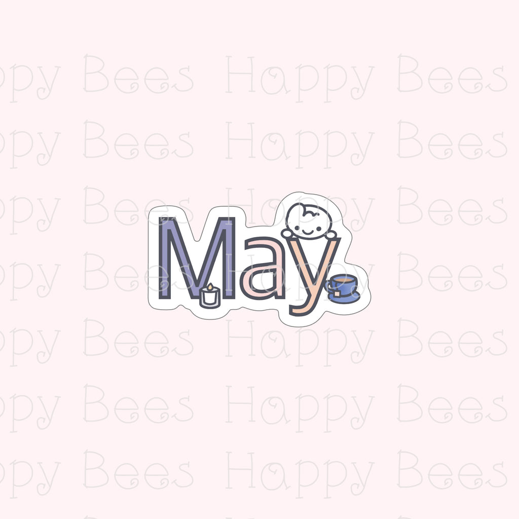 Months Die Cut Doodles Vol. 3 - Cute Bullet Journal Planner Stickers DC10073