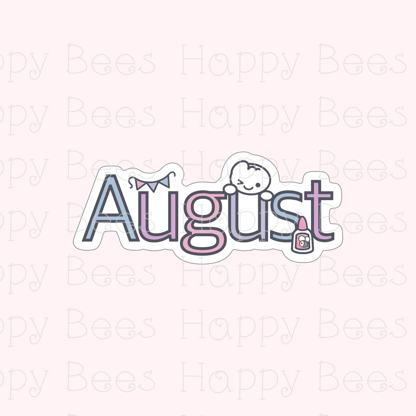 Months Die Cut Doodles Vol. 3 - Cute Bullet Journal Planner Stickers DC10073