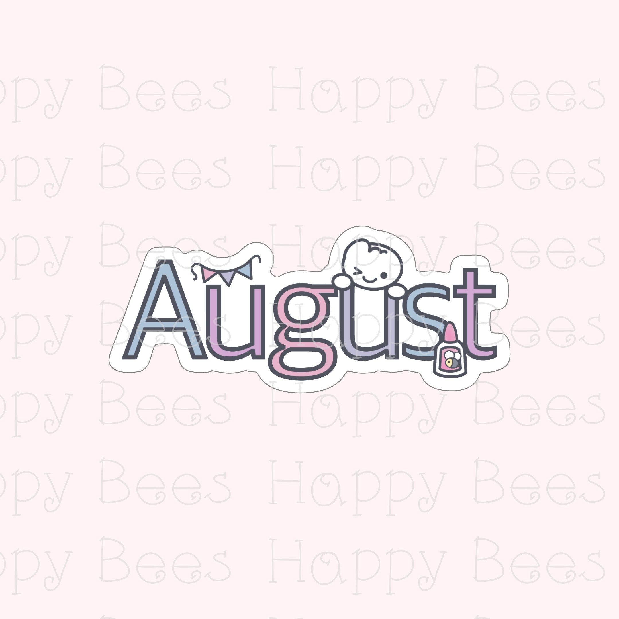 Months Die Cut Doodles Vol. 3 - Cute Bullet Journal Planner Stickers DC10073