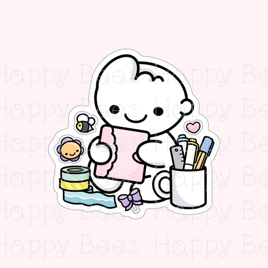 Planner Girl Die Cut Doodles - Cute Bullet Journal Planner Stickers DC10075