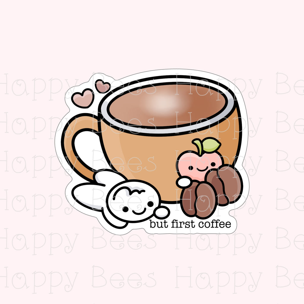 Coffee Die Cut Doodles - Cute Cafe Journal Planner Stickers DC10078