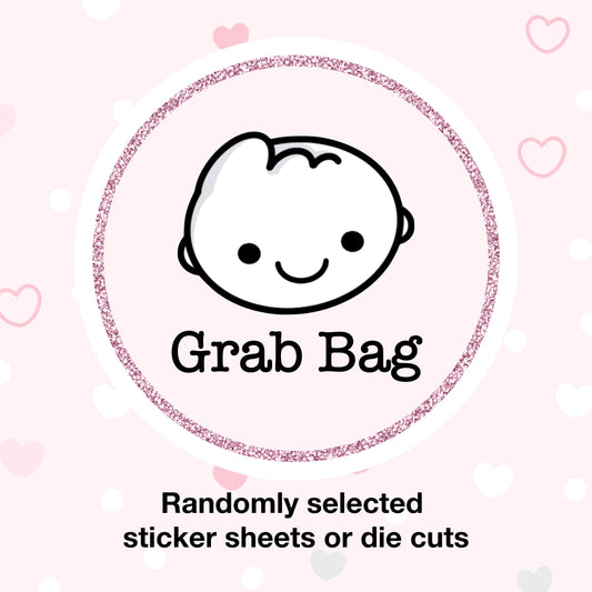 Sticker Grab Bag - Assorted Mini Sheets, Quarter Sheets or Die Cuts