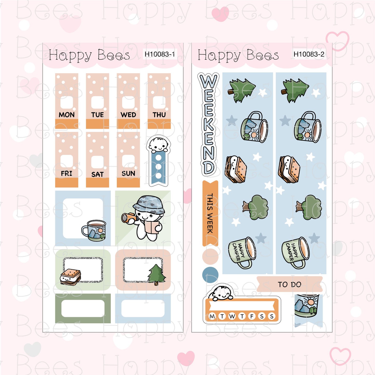 Forest Adventure - Hobonichi Weeks Weekly Planner Sticker Kit H10083