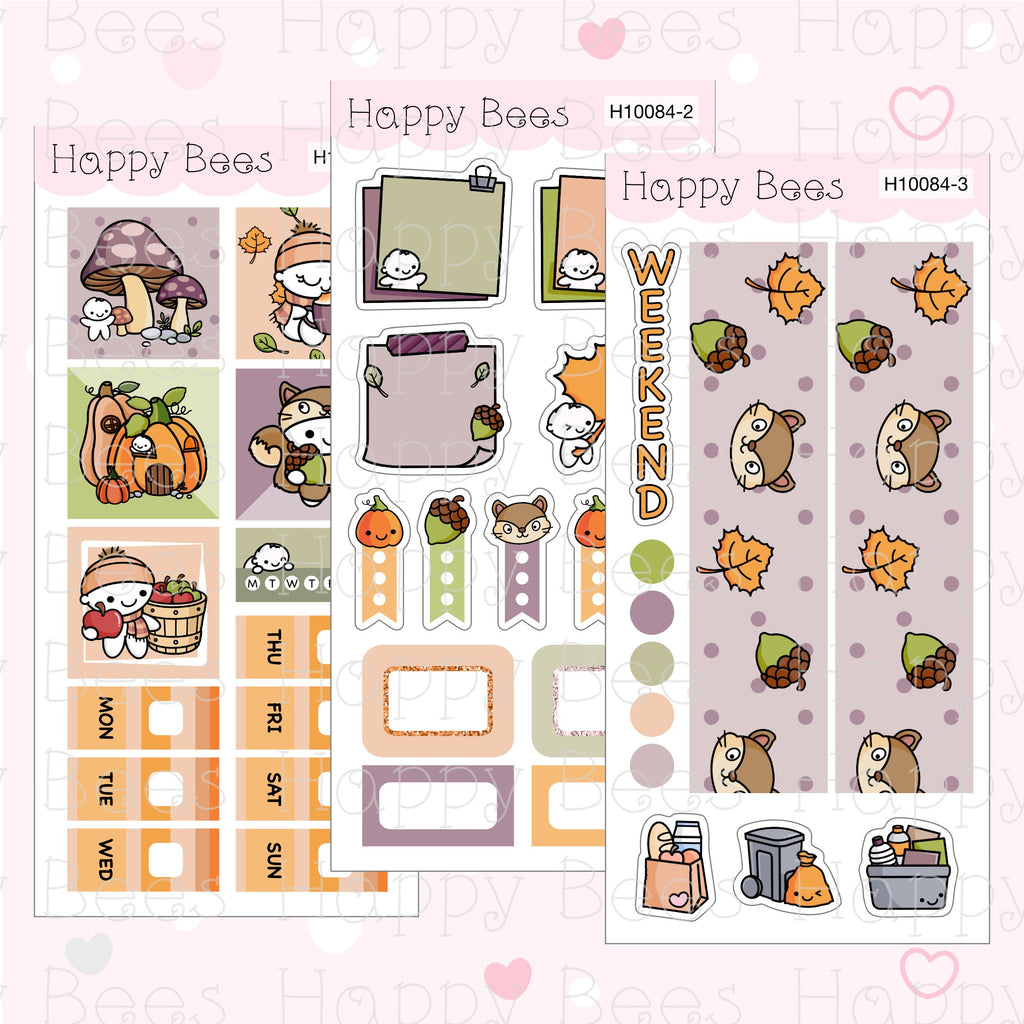 Forest Dream - Hobonichi Weeks Weekly Planner Sticker Kit H10084