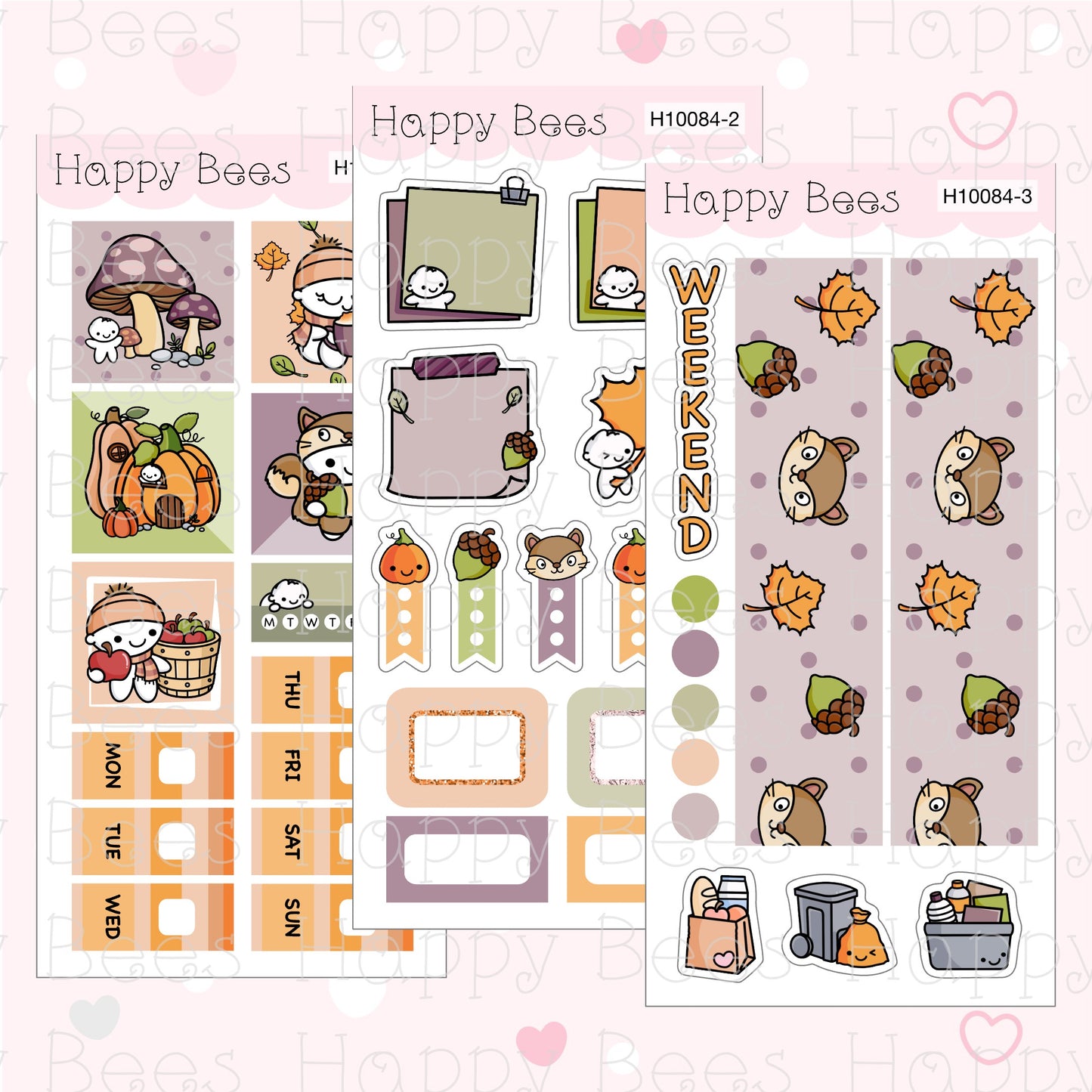 Forest Dream - Hobonichi Weeks Weekly Planner Sticker Kit H10084