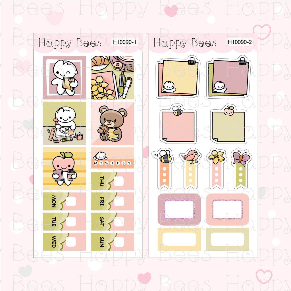 Spring Planning - Hobonichi Weeks Weekly Planner Sticker Kit H10090
