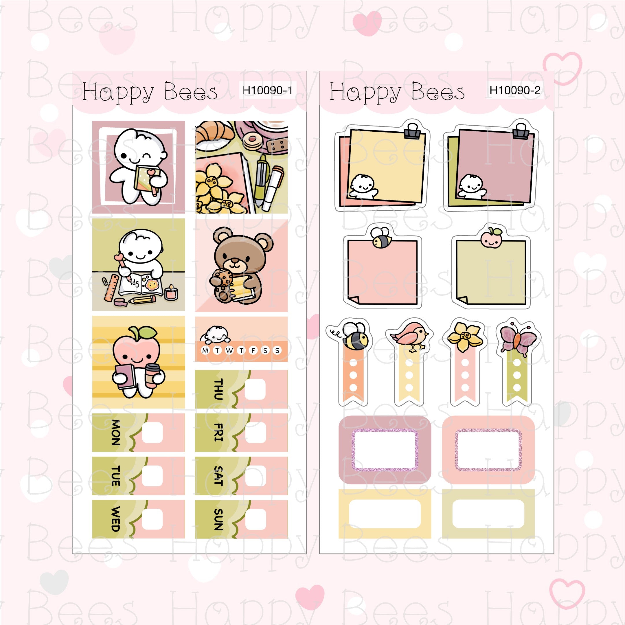 Spring Planning - Hobonichi Weeks Weekly Planner Sticker Kit H10090