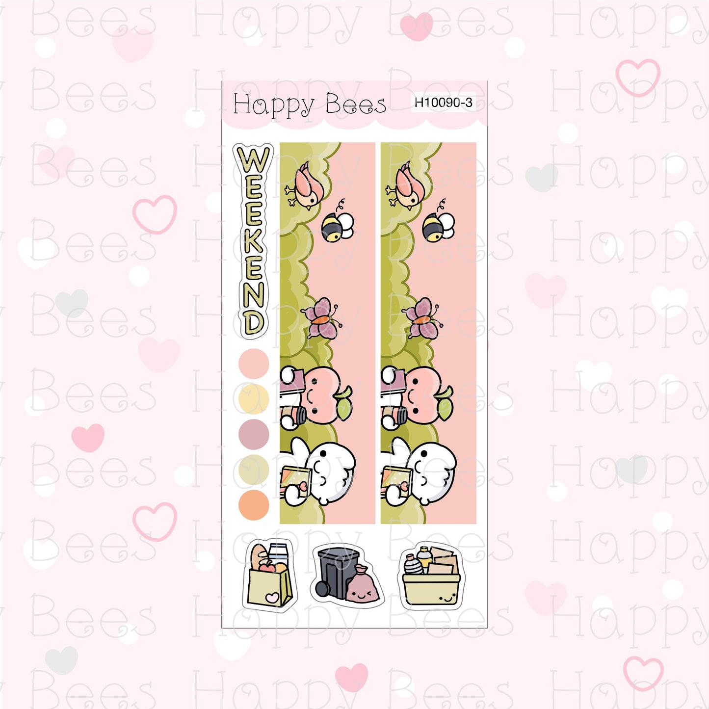 Spring Planning - Hobonichi Weeks Weekly Planner Sticker Kit H10090