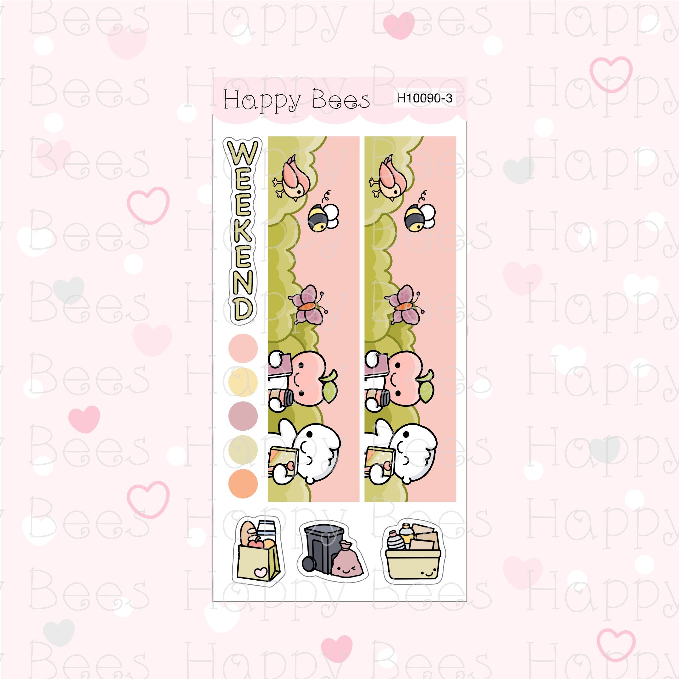 Spring Planning - Hobonichi Weeks Weekly Planner Sticker Kit H10090