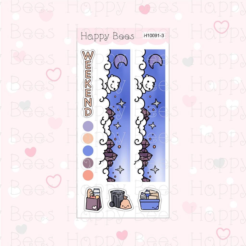 Celestial - Hobonichi Weeks Weekly Planner Sticker Kit H10091