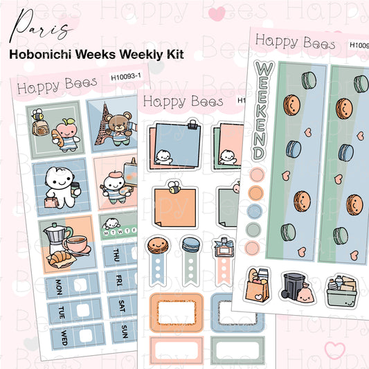 Paris - Hobonichi Weeks Weekly Planner Sticker Kit H10093