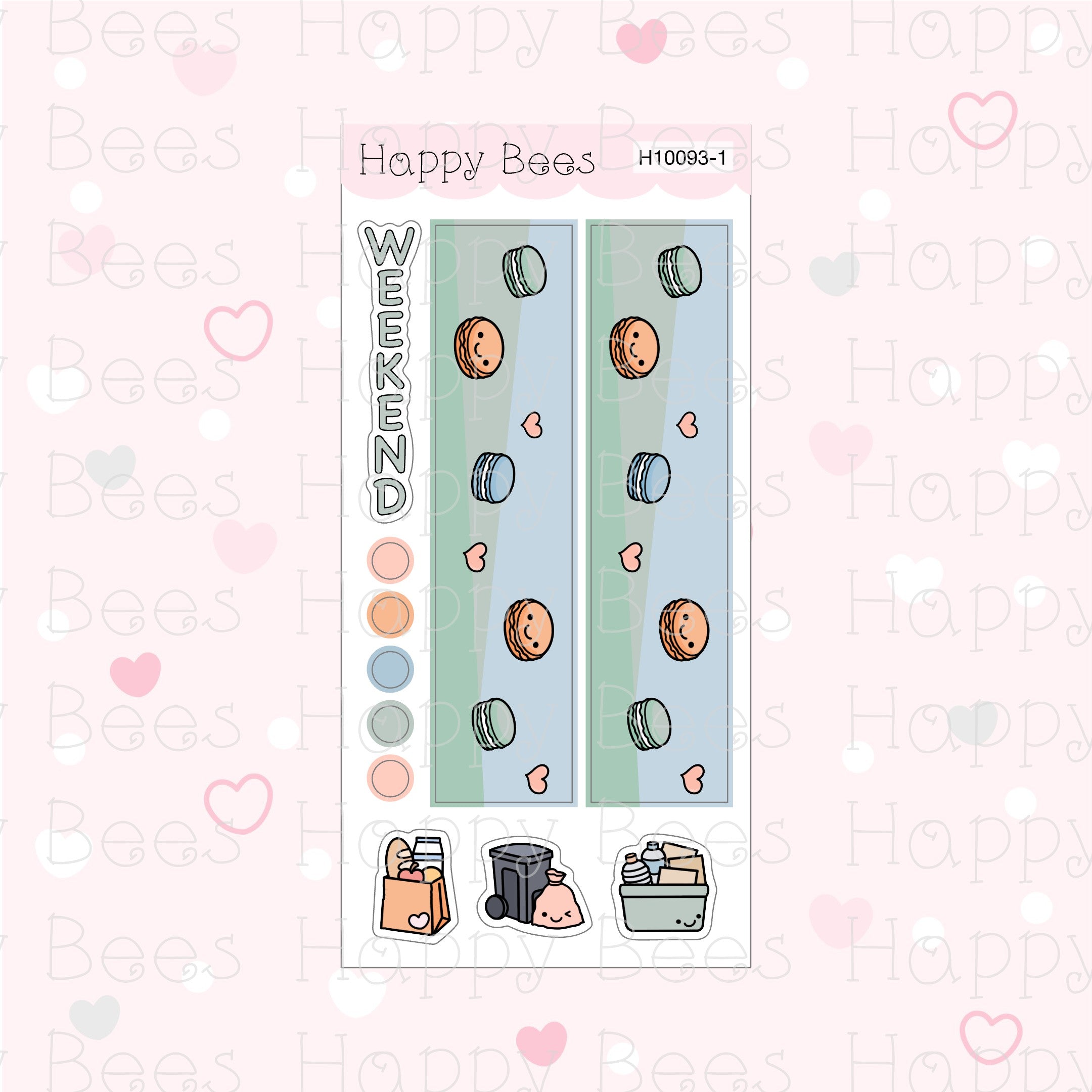 Paris - Hobonichi Weeks Weekly Planner Sticker Kit H10093