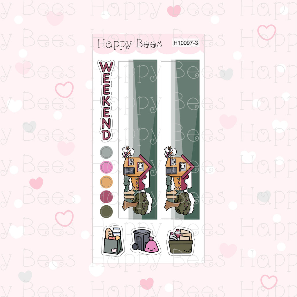 Merry & Bright - Hobonichi Weeks Weekly Planner Sticker Kit H10097
