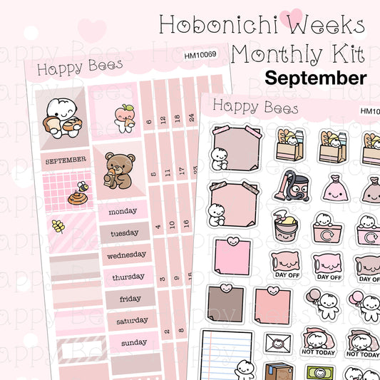 Bakery / September - Hobonichi Weeks Monthly Planner Sticker Kit Vol. 2 HM10069