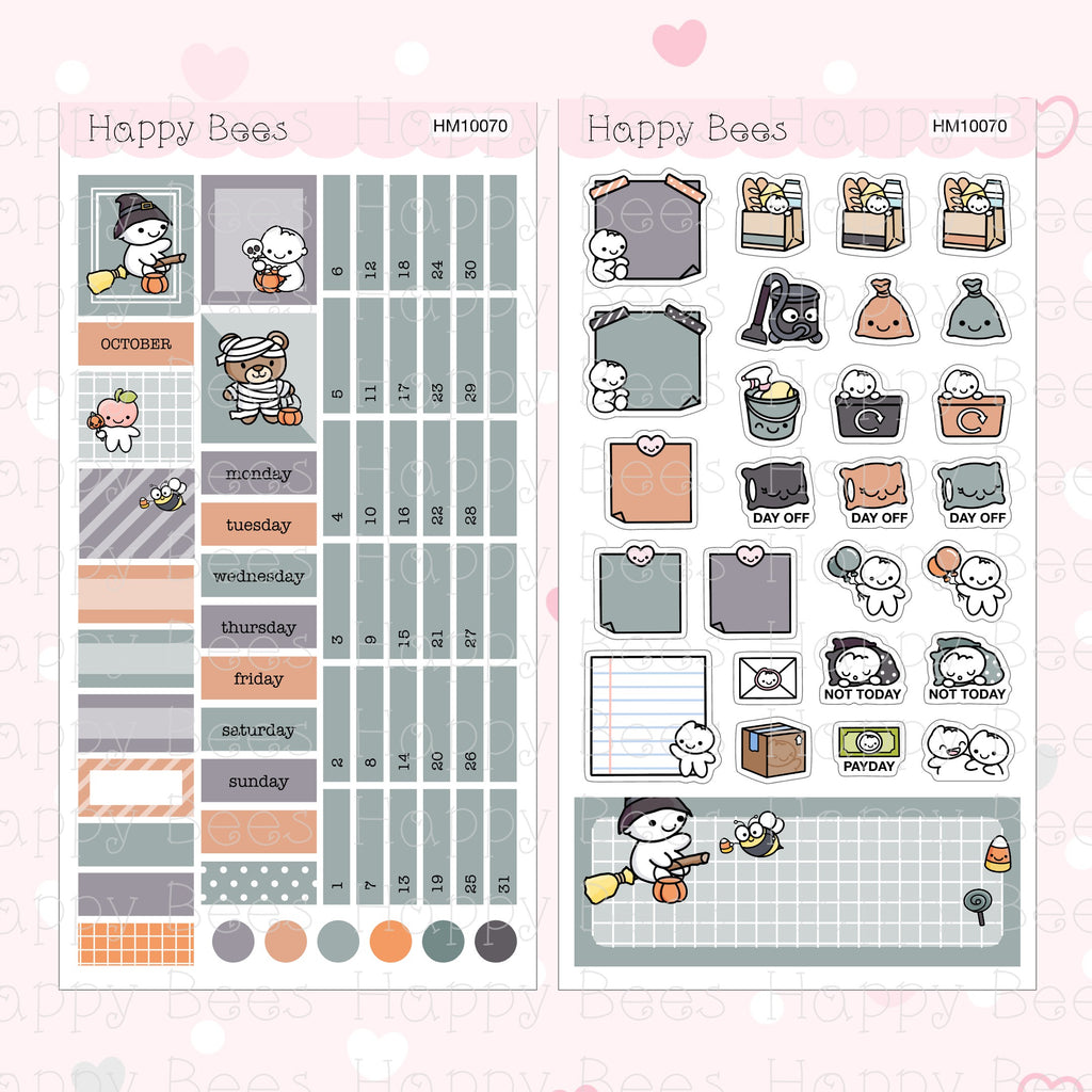 July to December - Hobonichi Weeks Monthly Planner Sticker Kit Vol. 2 HM10067-72