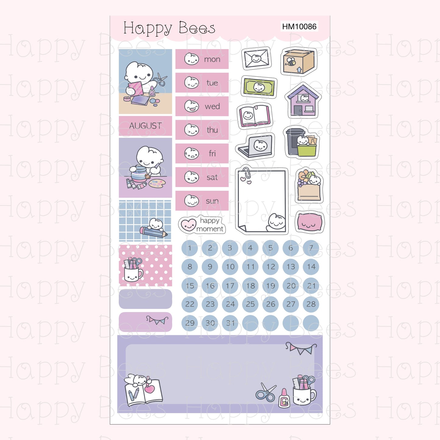 Hobonichi Weeks Monthly Planner Sticker Kit Vol. 3 HM10079-90