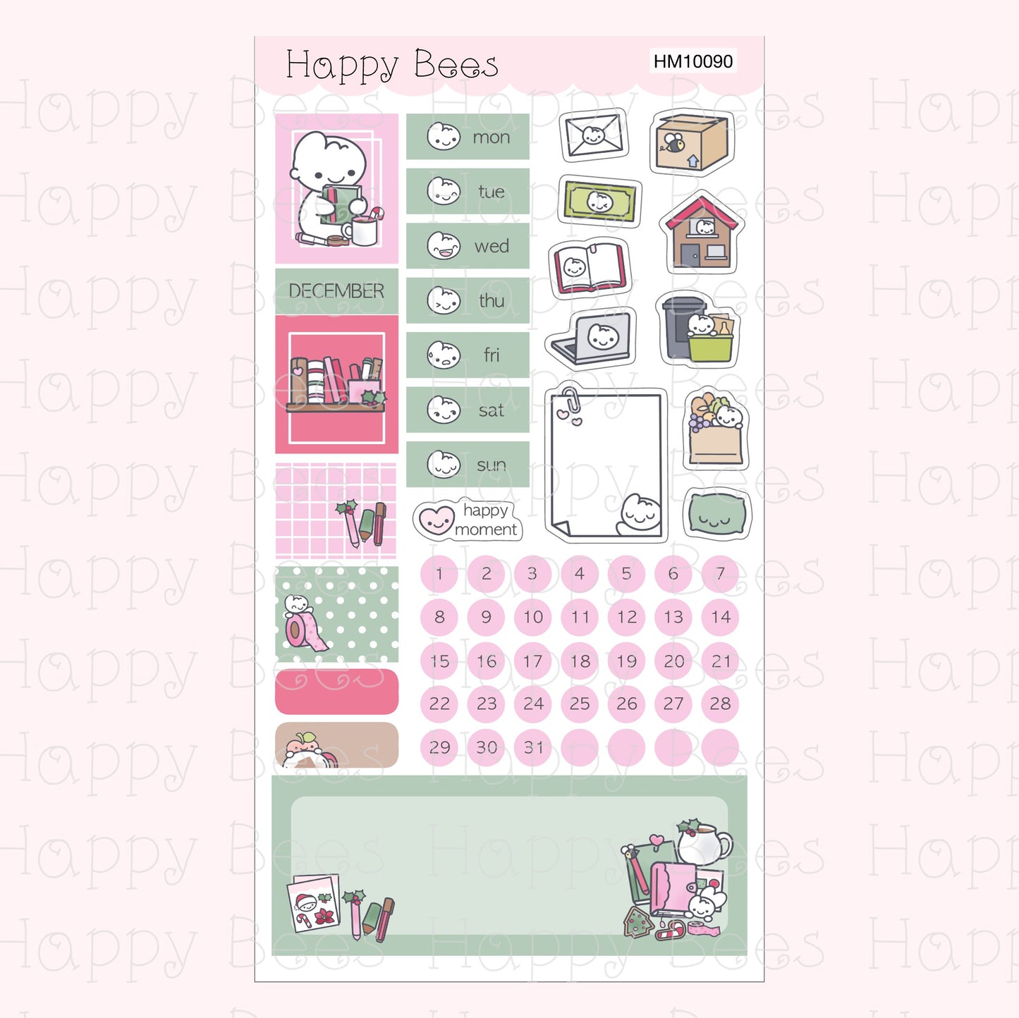 Hobonichi Weeks Monthly Planner Sticker Kit Vol. 3 HM10079-90