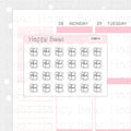 Tiny Minimal Icons / Health & Self Care - Cute Doodles Planner Stickers I10014