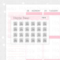 Tiny Minimal Icons / Hobbies - Cute Doodles Planner Stickers I10016