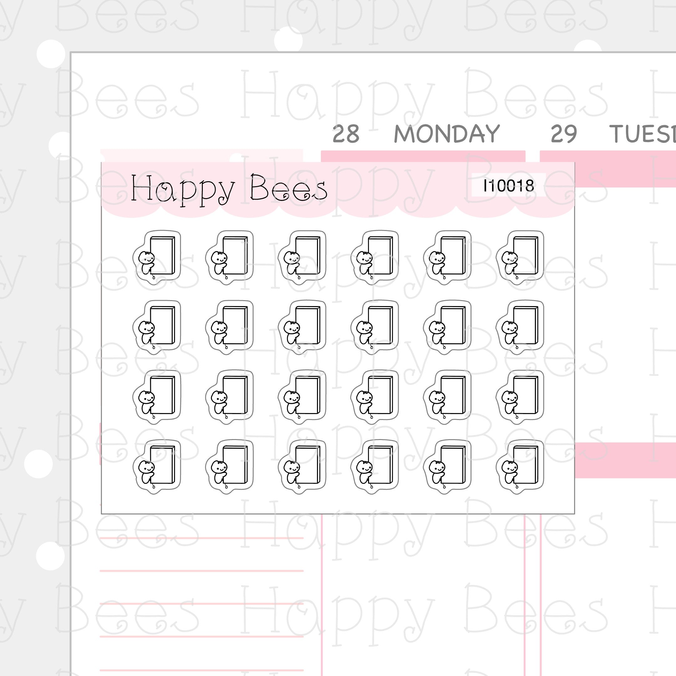 Tiny Minimal Icons / Planning - Cute Doodles Planner Stickers I10018