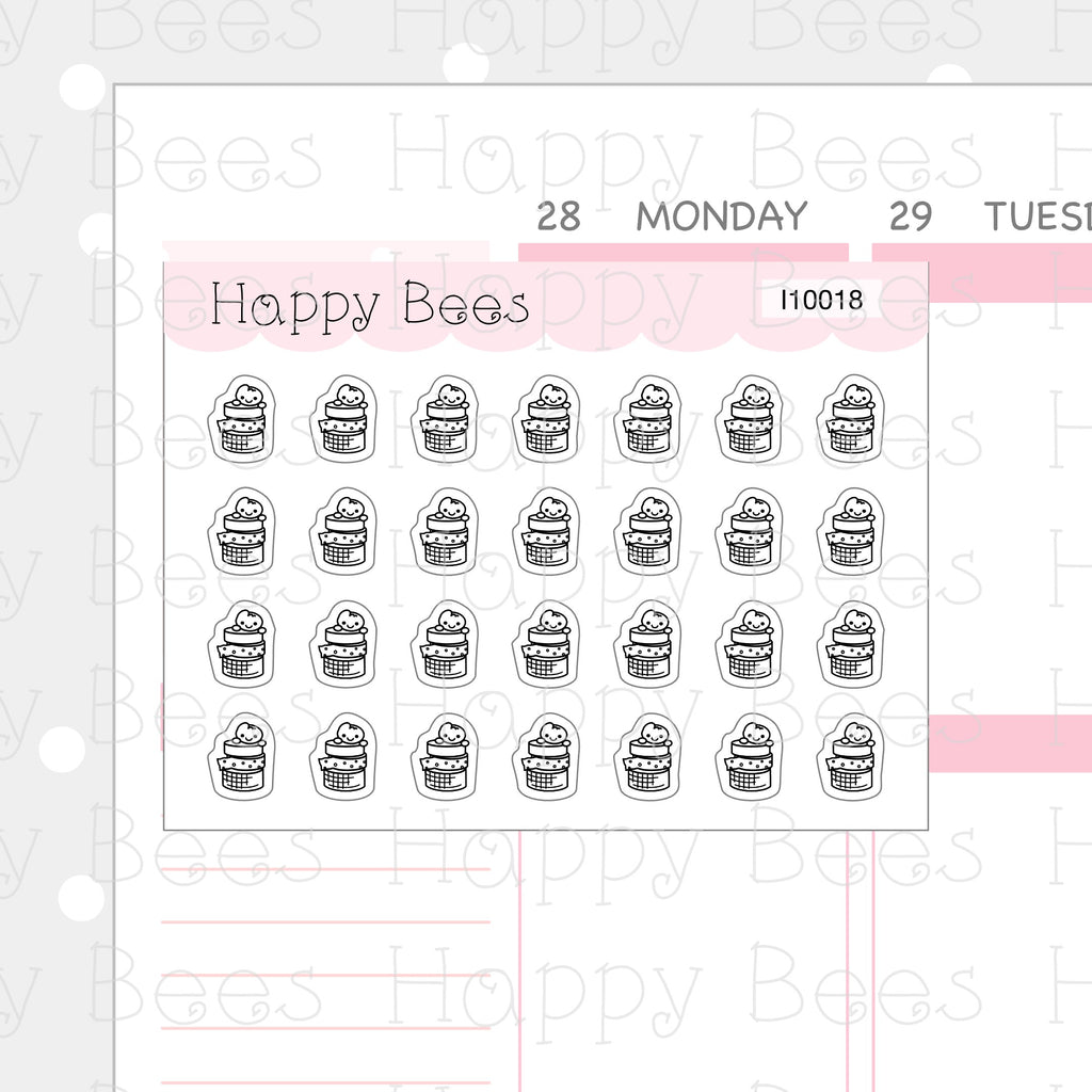Tiny Minimal Icons / Planning - Cute Doodles Planner Stickers I10018