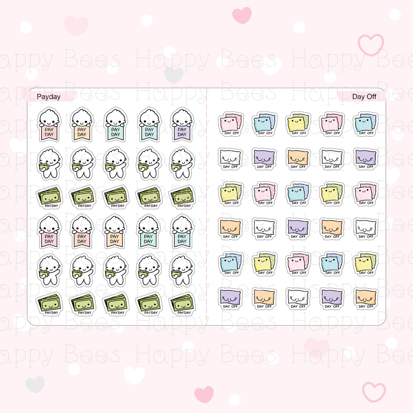 Essential Sticker Book - Cute Doodles Journal Planner Stickers SB10001