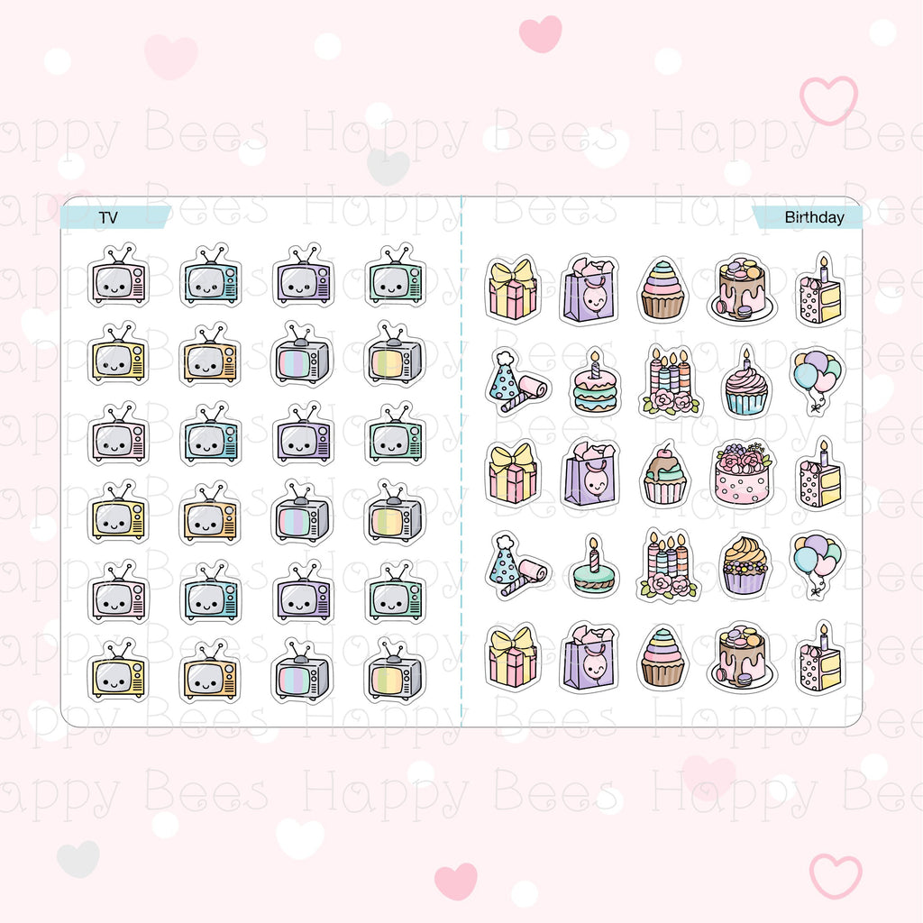 Bestseller Sticker Book - Cute Doodles Journal Planner Stickers SB10002