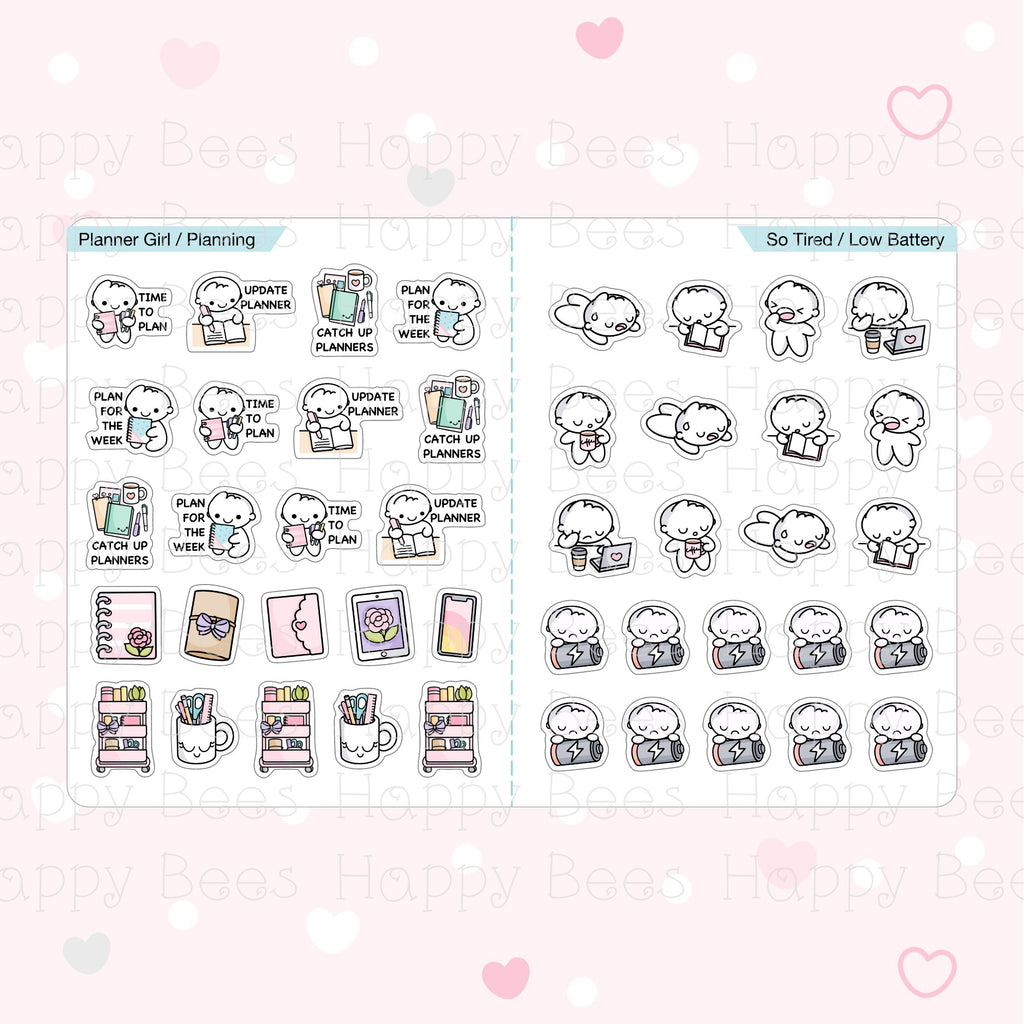Bestseller Sticker Book - Cute Doodles Journal Planner Stickers SB10002