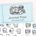 Journal Time Mini Sticker Book - Cute Doodles Planning Planner Stickers SB10008