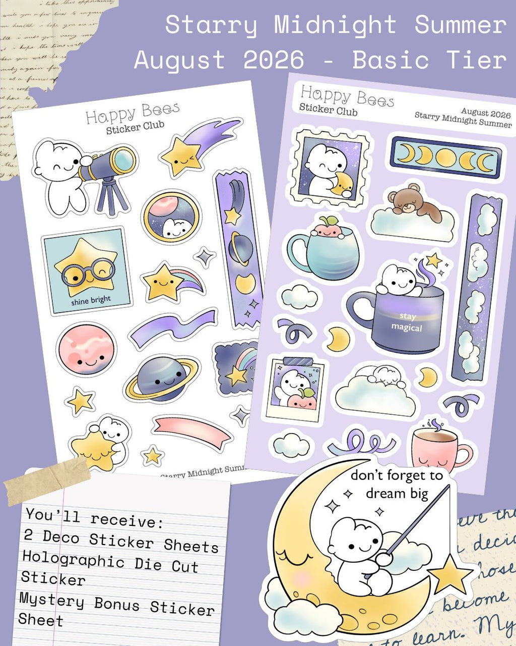 Sticker Club Leftovers - August 2026