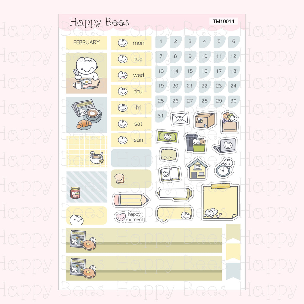 Hobonichi Techo A6 Monthly Planner Sticker Kit Vol. 3 TM10013-24