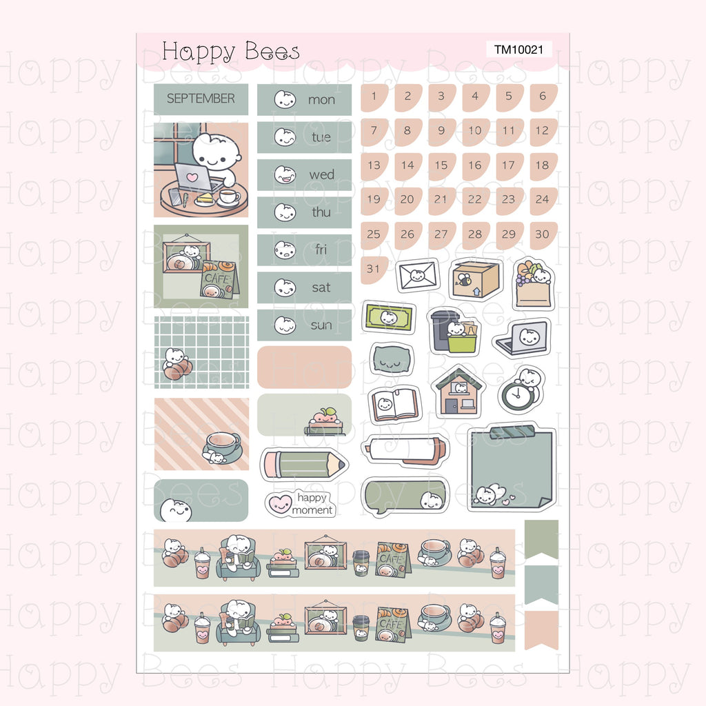 Hobonichi Techo A6 Monthly Planner Sticker Kit Vol. 3 TM10013-24