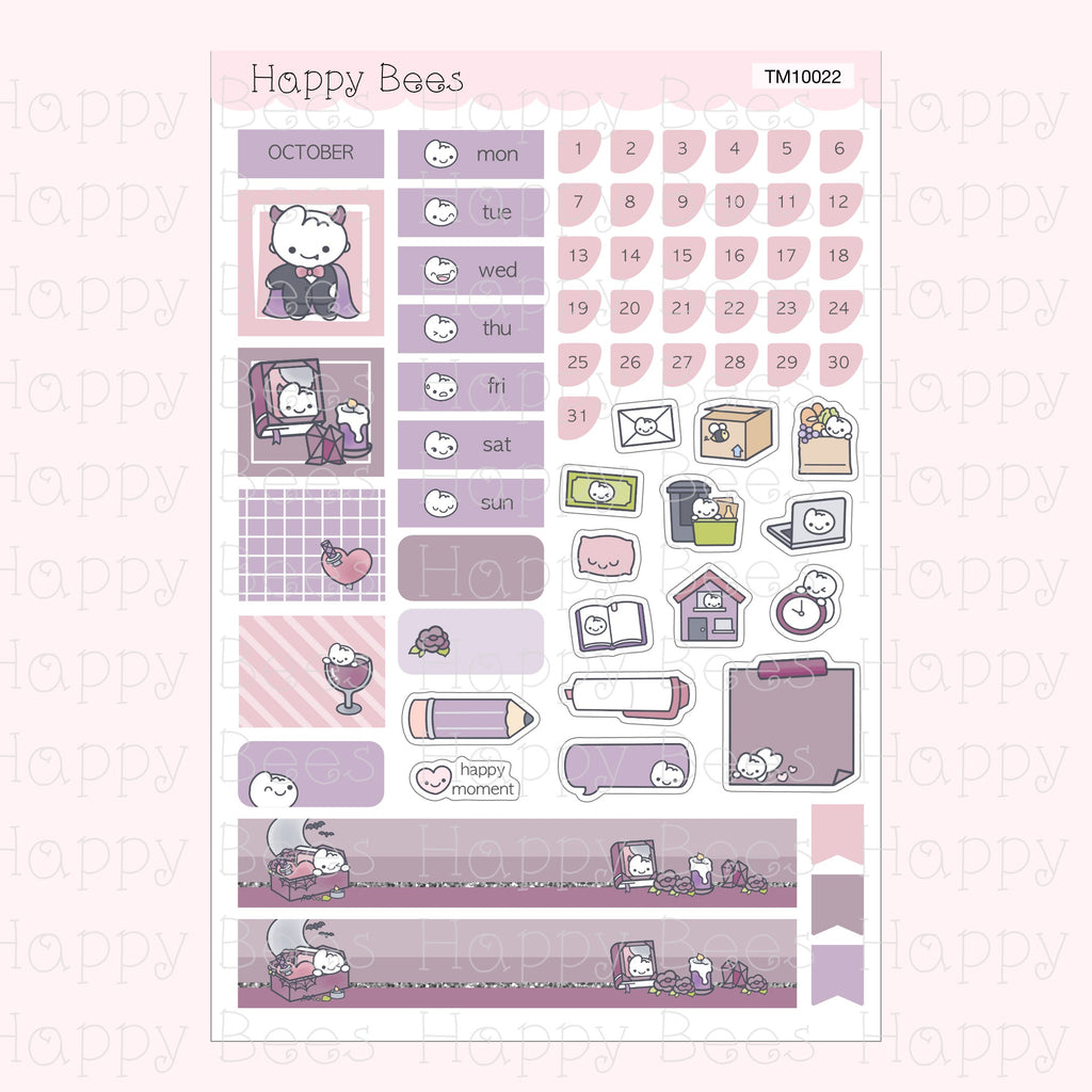 Hobonichi Techo A6 Monthly Planner Sticker Kit Vol. 3 TM10013-24