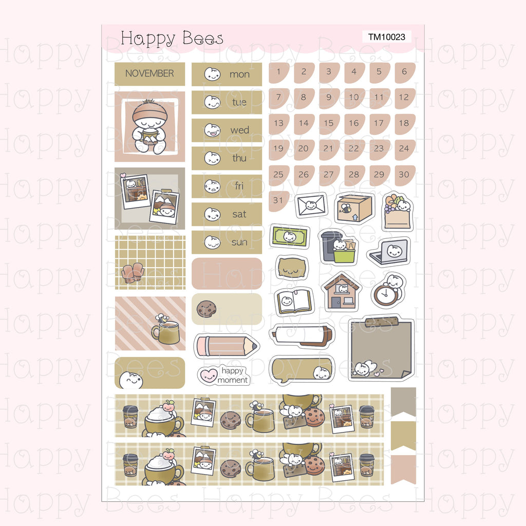 Hobonichi Techo A6 Monthly Planner Sticker Kit Vol. 3 TM10013-24