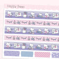 Craft Time Washi Strips - Cute Doodles Planner Stickers W10016