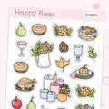 Thanksgiving Deco Sheet - Cute Doodles Journal Planner Stickers D10376