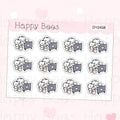 Family Binge Watch Doodles - Cute Tv Television Movie Planner Stickers D10458
