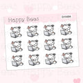 Anxiety at Work Doodles - Cute Mental Health Stress Planner Stickers D10494