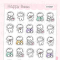 Flu Doodles - Cute Cold Sick Planner Stickers D10497