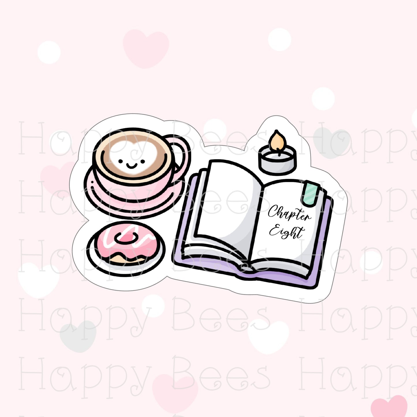 Books Die Cut Doodles - Cute Bullet Journal Planner Stickers DC10008